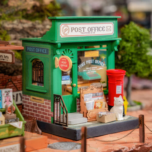 Maison DIY miniature - Bureau de poste