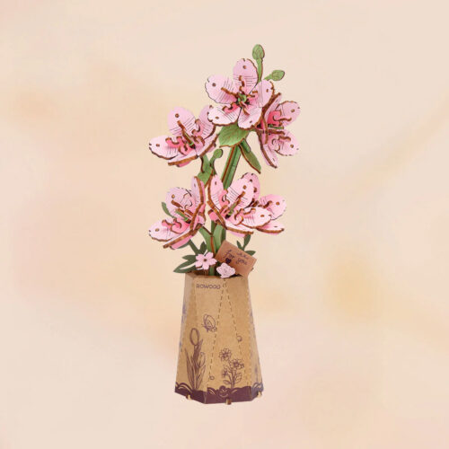 Fleur bois DIY - Sakura