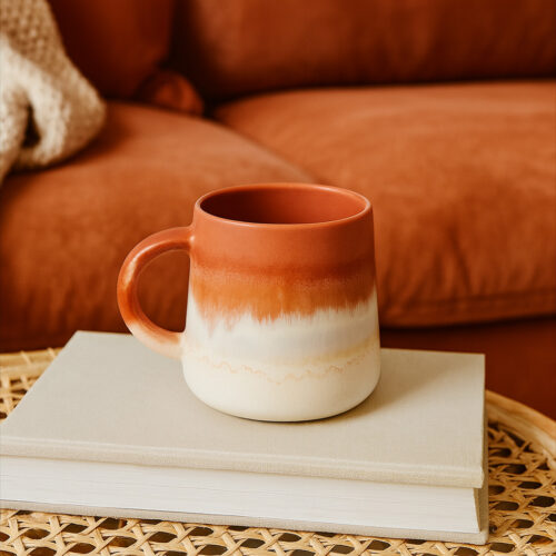 Tasse en terre cuite - brun