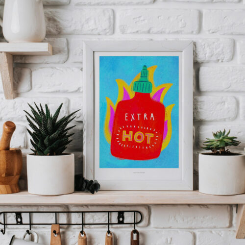 Affiche Hot sauce