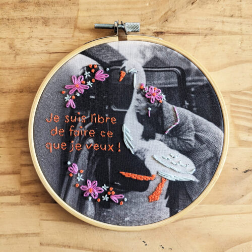 Kit broderie - Je suis libre