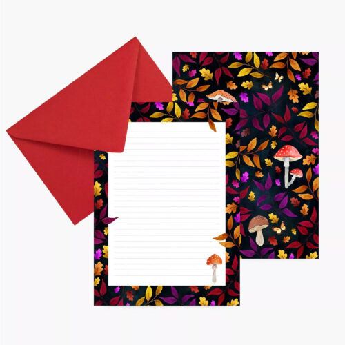 Papier à lettres champignons