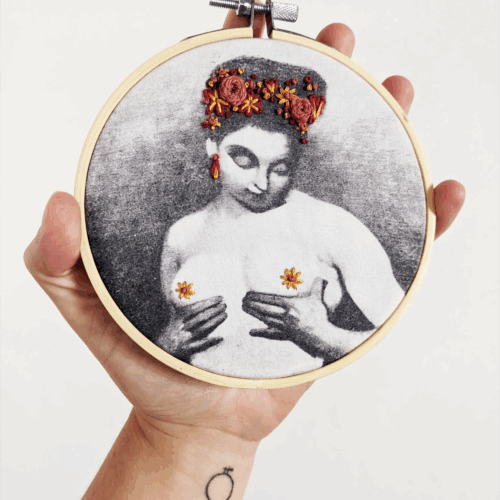 Kit broderie - Free the nipples