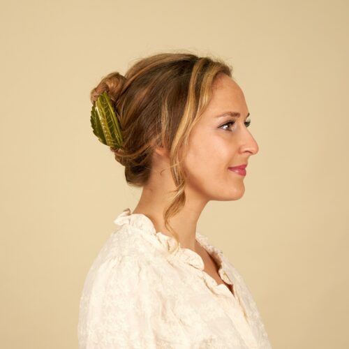 Pince à cheveux Feuille de châtaignier