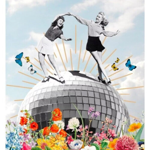 Affiche danse boule disco