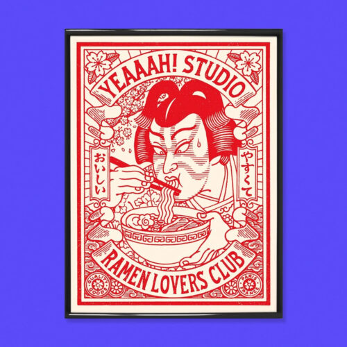 Affiche Ramen lover