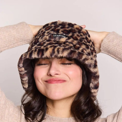Bob fourrure léopard