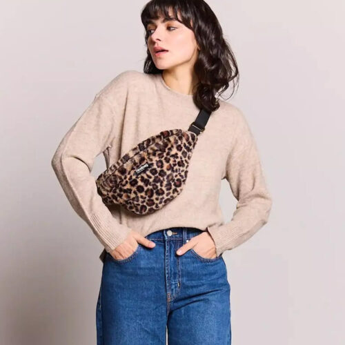 Banane Oliva fourrure léopard