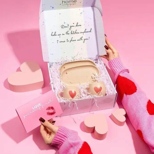 Set expresso beige coeur - Édition limitée