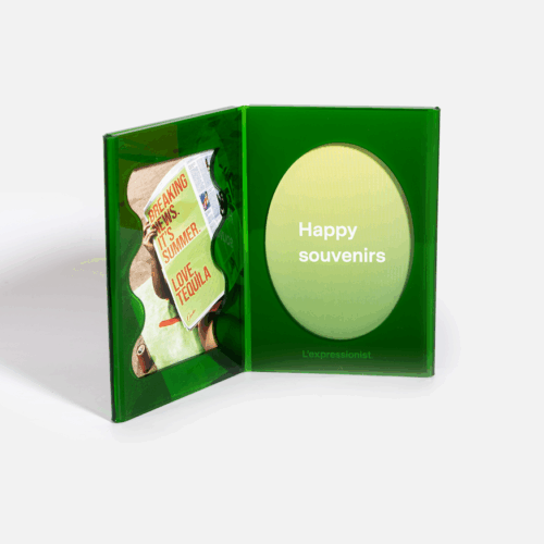 Cadre pop en acrylique double