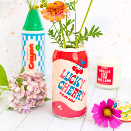 Vase canette de soda