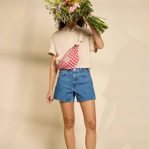 Sac banane Olivia - vichy rose