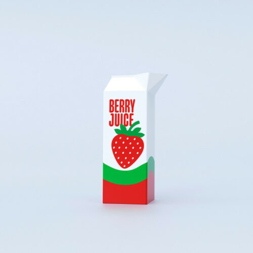 Vase berry juice