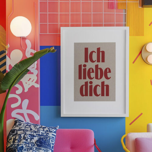 Affiche Ich liebe dich