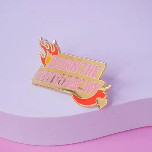 Pin's Burn the patriarchy Limistic