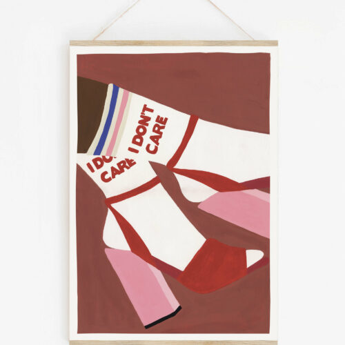 Affiche Talons Don't care