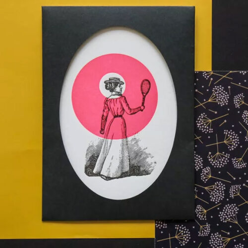 Carte madame letterpress