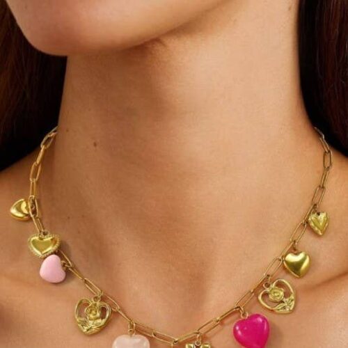 Collier breloque coeur