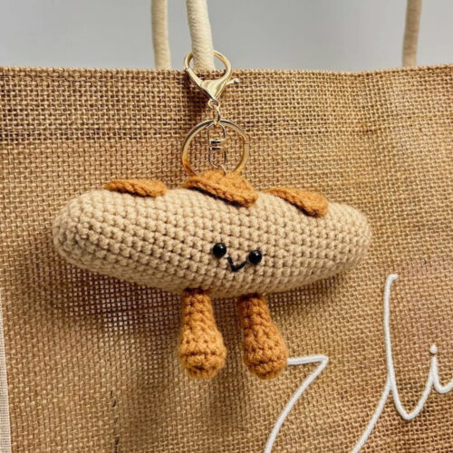 Grigri porte-clé baguette crochet