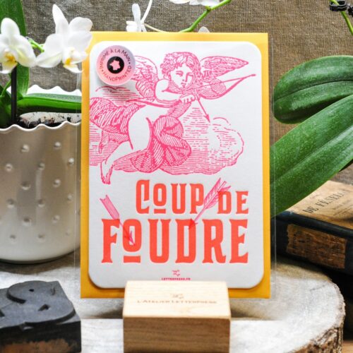 Carte coup de foudre