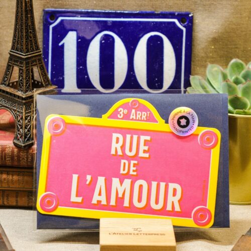 Carte rue de l'amour