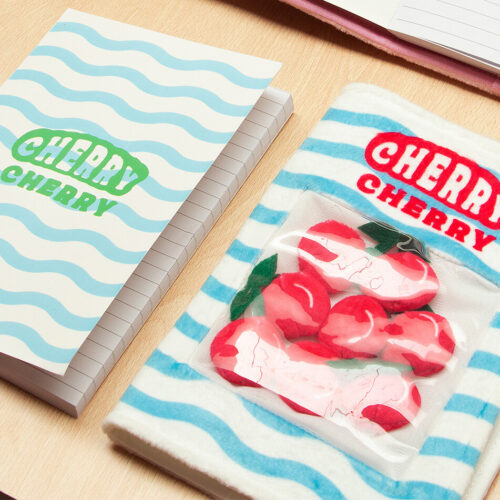 Carnet doudou cerise - cherry cherry