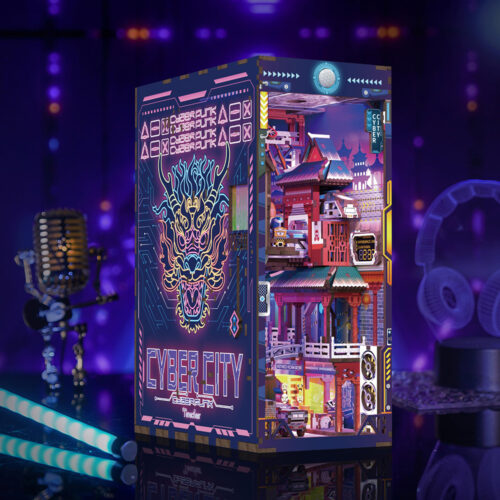 DIY Book Nook - Cyber city