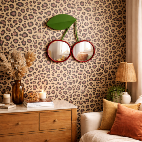 Miroir mural - Cerises