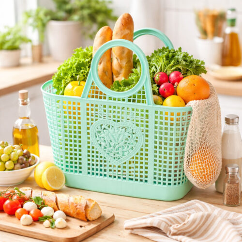 Panier jelly - Vert d'eau