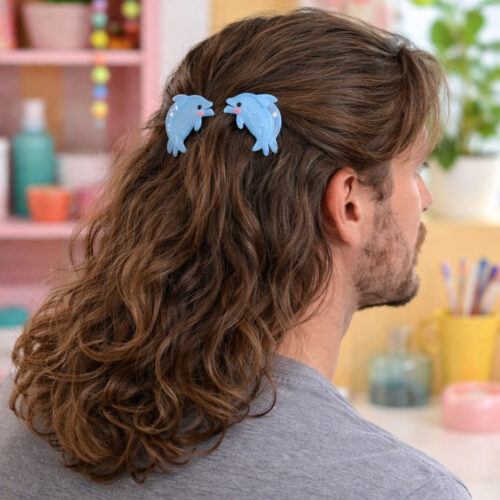 Mini pinces à cheveux  - Dauphins