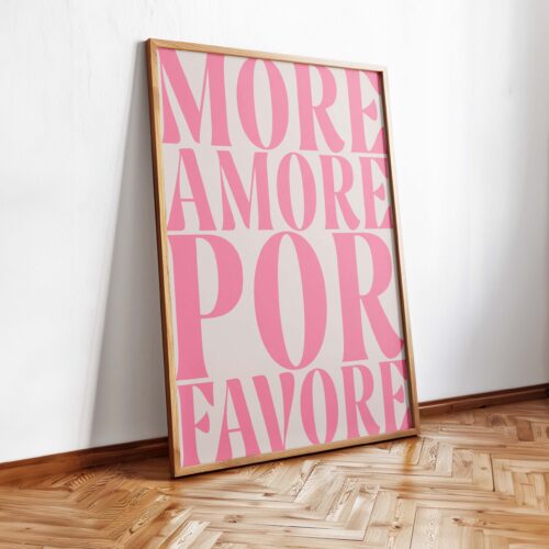 Affiche More Amore por favore - A2