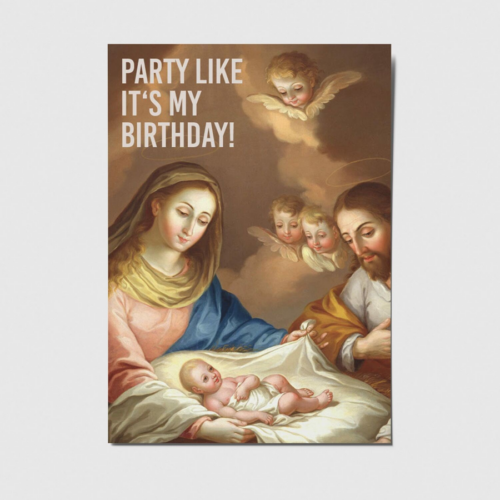 Carte Jesus - Party like it's my birthday