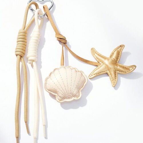Grigri porte-clé coquillages