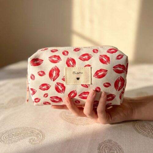 Trousse de toilette bisou