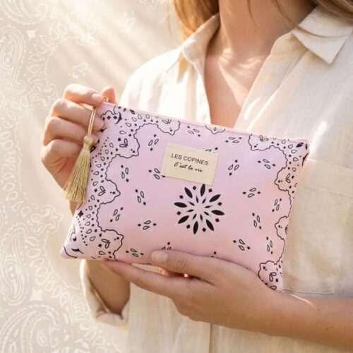 Pochette rose les copines c'est la vie