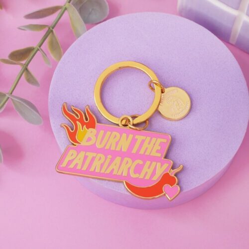 Porte-clé Burn the patriarchy Limistic