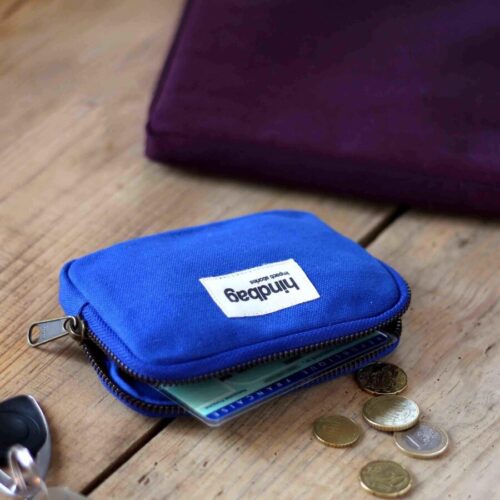Porte monnaie Hindbag -  Bleu électrique