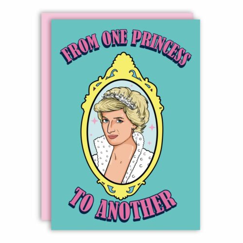 Carte anniversaire Lady Diana