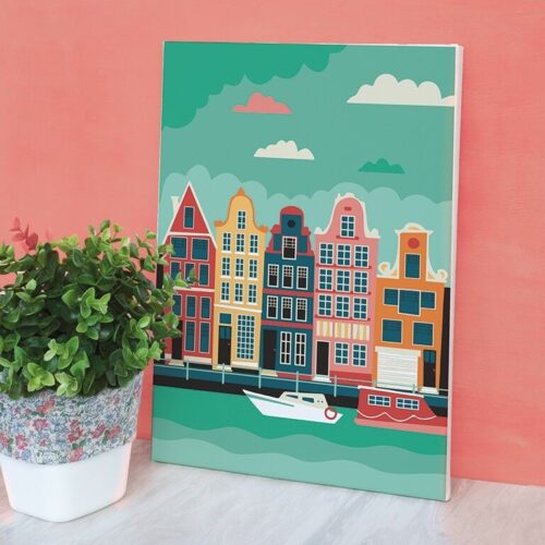 Peinture numéro - 20x30cm - Amsterdam