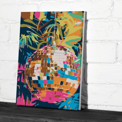 Peinture numéro - 20x30cm - Disco