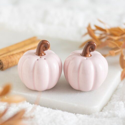Sel et poivre - citrouilles roses