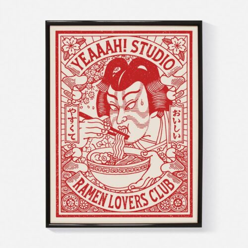 Affiche Ramen Lovers Club - A3