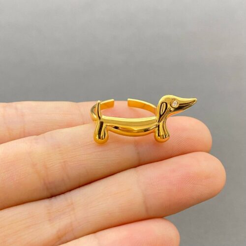 Bague teckel ajustable